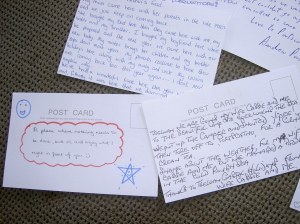 Postcards posted to Portscatho